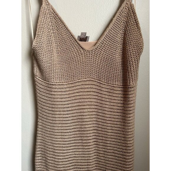 INC International Concepts Jeannie Mai Crochet Summer Maxi Bodycon Dress Medium - Picture 5 of 11